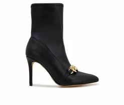 New 😍 Women's XOXO Nigel Mid Calf Stiletto Booties Black 🔔