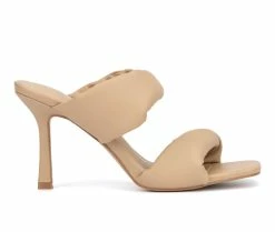 Cheapest 🥰 Women's Olivia Miller Oliana 👗 Dress 🩴 Sandals Beige 🧨