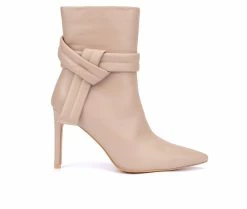 Best deal 🤩 Women's New York And Company Remy Booties Nude 😀