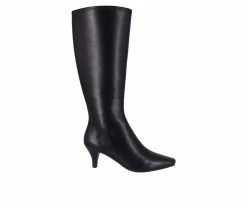 New ⌛ Women's Impo Namora Sustainable Knee High 🥾 Boots Black PU 👍