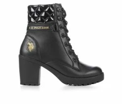 Best reviews of 🧨 Women's US Polo Assn Paily Heeled 🥾 Boots Black 🎁
