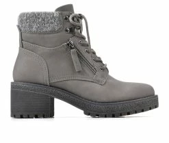 Best deal 🎁 Women's Cliffs By White Mountain Balance Lace Up Booties Grey/Nubuck 🥰