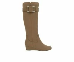Wholesale ✨ Women's Impo Genia Knee High Wedge 🥾 Boots Hummus 🌟