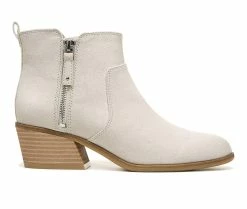 Best Pirce 🌟 Women's Dr. Scholls Lawless Heeled Ankle Booties Oyster ⭐
