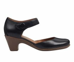 Cheapest 👍 Women's Easy Spirit Clarice Pumps Black Leather 🎉