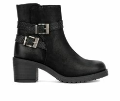 Flash Sale 🥰 Women's Vintage Foundry Co Madison Heeled Booties Black ✔️