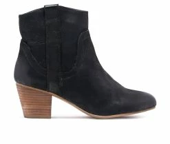 Coupon 🎁 Women's Chelsea Crew Black Label Texan Western 🥾 Boots Black 🎁