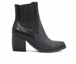 Wholesale 🎁 Women's London Rag Hilda Heeled Booties Black 😀