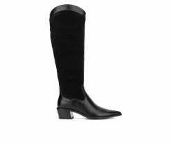 Coupon 💯 Women's Torgeis Venezia Knee High 🥾 Boots Black 🧨