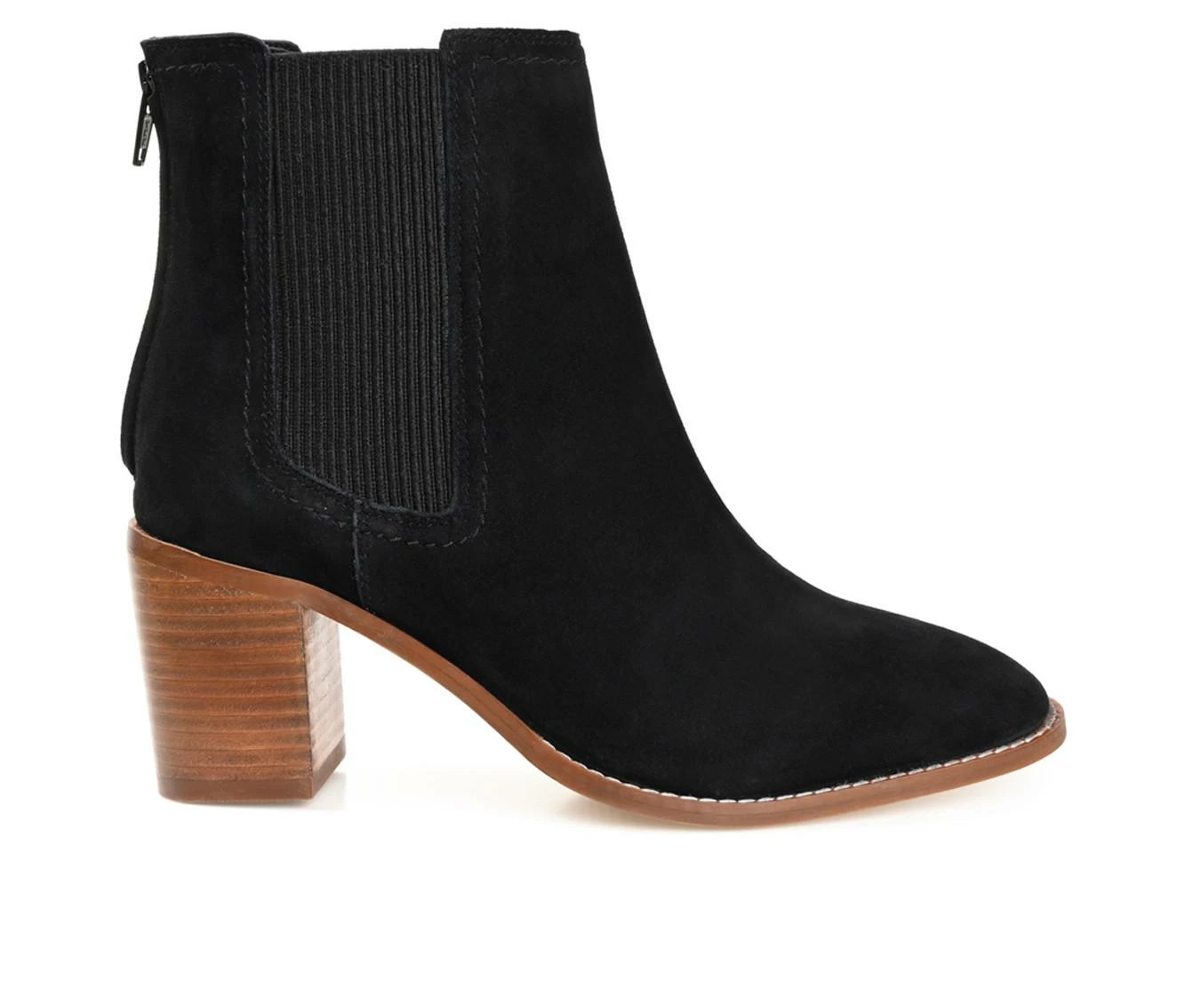 Coupon π€© Women's Journee Signature Tazlyn Heeled Chelsea Booties Black π₯