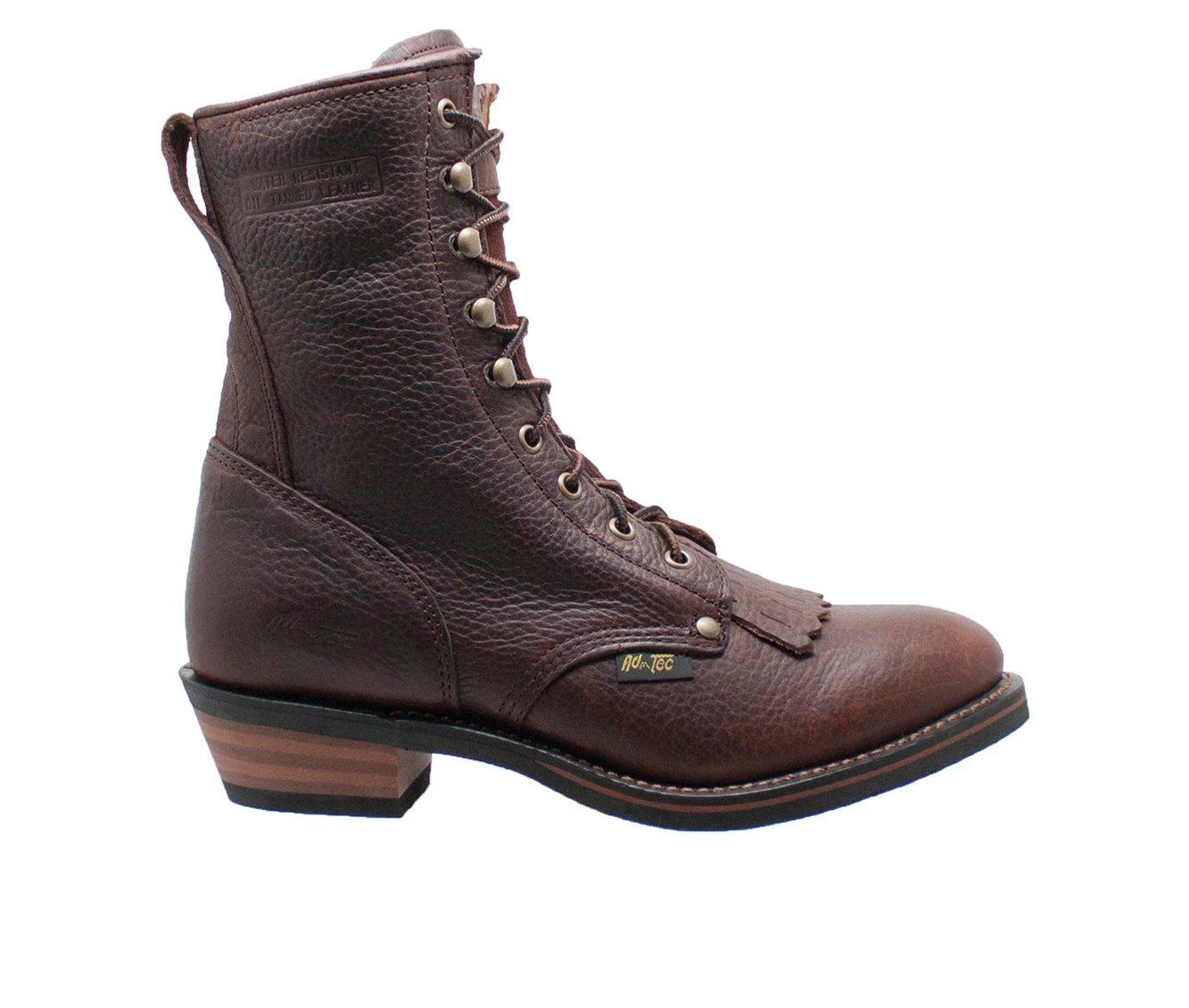 Wholesale 💯 Adults' AdTec 9" Packer Work 🥾 Boots Chestnut ✨ - Image 2