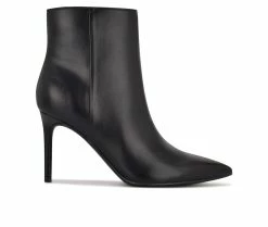 Best Sale 🌟 Women's Nine West Gurly Heeled Booties Black 🥰