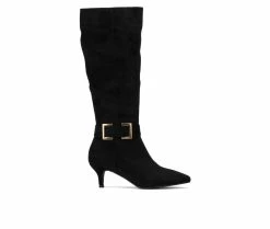 Best deal ⭐ Women's New York And Company Paula Knee High 🥾 Boots Black ⭐