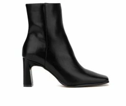 Budget ✨ Women's Gabrielle Union Robyn Boot Heeled Booties Black 🔥