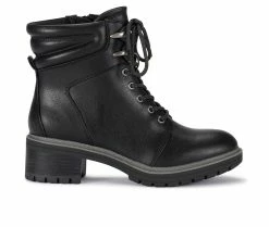 Best deal 🛒 Women's Baretraps Akira Lace Up Booties Black ✔️