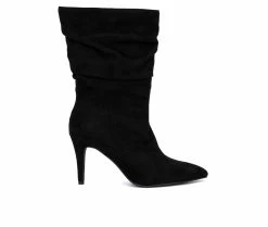 Flash Sale 💯 Women's Fashion To Figure Fiona WC Mid Calf 🥾 Boots Black Wide ❤️