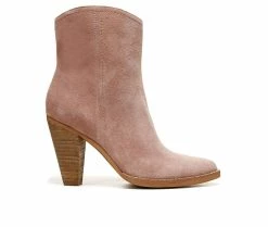 Wholesale 💯 Women's Zodiac Darrah Booties Nougat Pink ✔️