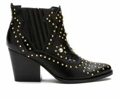 Brand new 🔥 Women's Coconuts By Matisse Aster Western Ankle Booties Black 🌟