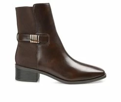 Best deal 😉 Women's Journee Collection Aubrie Booties Brown ⭐