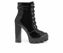 Best reviews of 🔔 Women's London Rag Lobra Heeled Booties Black 🎉