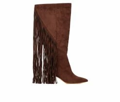 Coupon 🎁 Women's Fashion To Figure Lenita XWC Knee High 🥾 Boots Brown Wide 😍