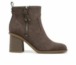 Best deal 😀 Women's Dr. Scholls Rodeo Western Inspired Booties Chestnut Brown 🔥