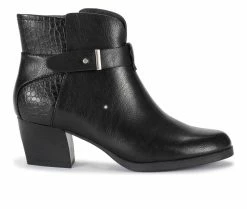 Hot Sale 🎁 Women's Baretraps Lane Heeled Booties Black 🎉