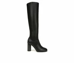 Buy 👍 Women's Franco Sarto Cindy Tall Knee High Heeled 🥾 Boots Black 😍