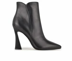 Top 10 😉 Women's Nine West Torrie Booties Black Leather 👍