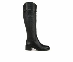 Best deal ⭐ Women's Franco Sarto Colt Tall Knee High 🥾 Boots Black 🎁