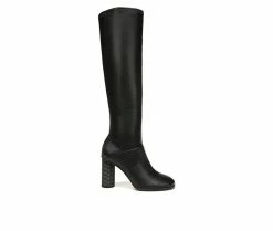 Deals ❤️ Women's Franco Sarto Cindy Tall Wide Calf Knee High Heeled 🥾 Boots Black ✔️