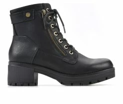 Buy 🔔 Women's White Mountain Reggie Lace Up Booties Black 🤩