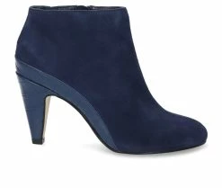 Coupon 💯 Women's Bella Vita Brennan Booties Navy Suede 🎉