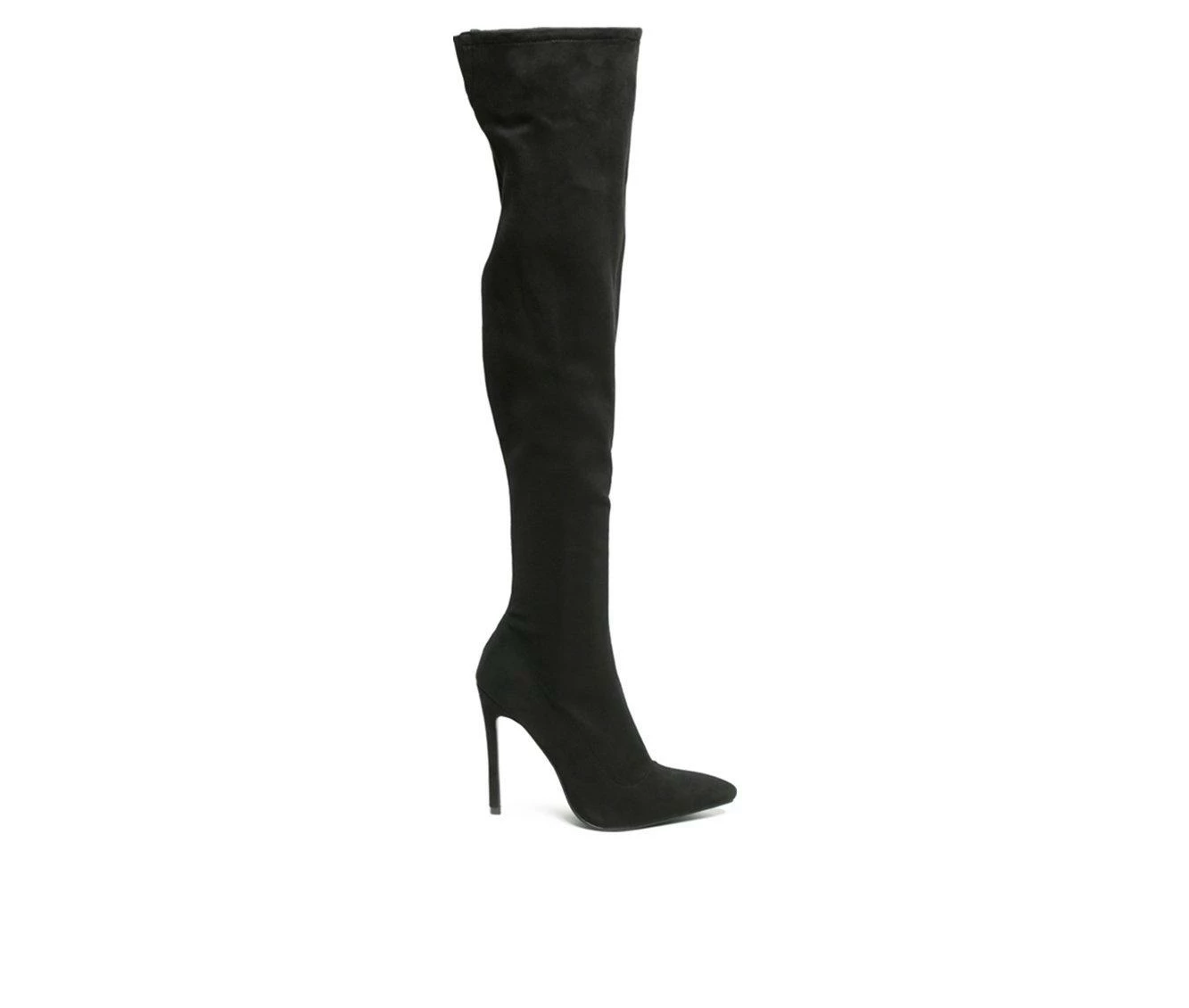 Buy π Women's London Rag Madman Knee High Stiletto π₯Ύ Boots Black β - Image 2