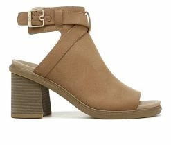 Promo 😀 Women's Dr. Scholls Everly 👗 Dress 🩴 Sandals Brown 👏