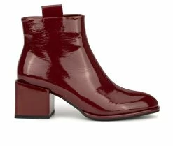 Outlet 😀 Women's Torgeis Monty Booties Burgundy ✨