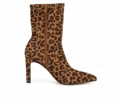 Deals 👏 Women's New York And Company Naomi Booties Leopard 🎉