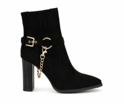 Budget 😉 Women's New York And Company Fallon Booties Black 🥰