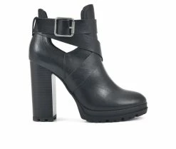 Outlet ✨ Women's Seven Dials Huntley Platform Booties Black 🎁