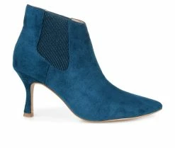 Best Sale ❤️ Women's Journee Collection Elitta Booties Blue 🌟
