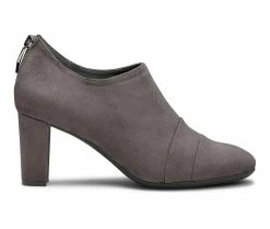 Wholesale 😉 Women's Aerosoles Sixth Ave Booties Grey Fabric 🔔