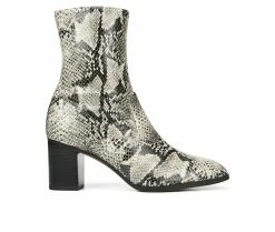 Cheap ✨ Women's Franco Sarto Indigo Stretch Booties Snake 🎁