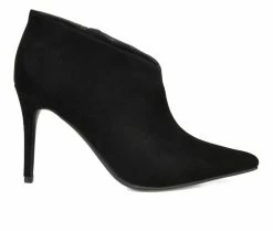 Coupon ✔️ Women's Journee Collection Demmi Stiletto Booties Black 👏