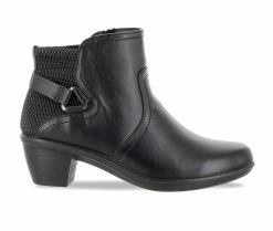 Best deal ⌛ Women's Easy Street Dawnta Booties Black Pleated ✨