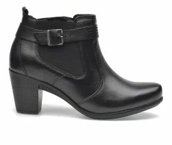 Coupon ❤️ Women's Pazstor Britany Heeled Booties Black 🎁