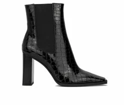 Wholesale ✨ Women's Gabrielle Union Darla Heeled Chelsea 🥾 Boots Black 😍