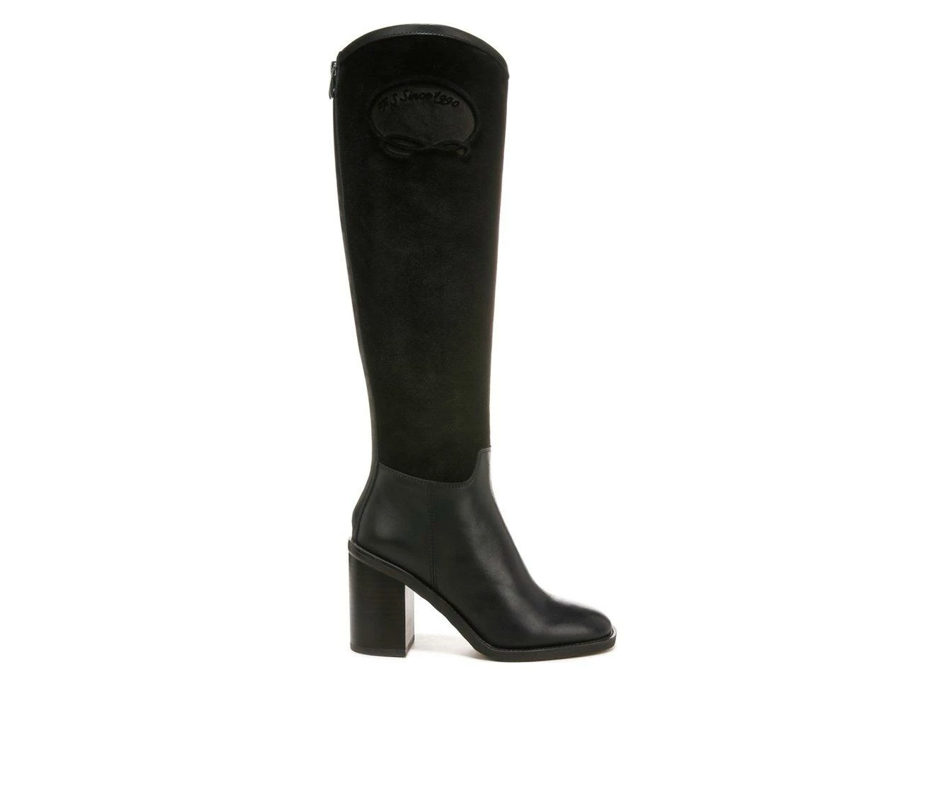 Best Pirce π Women's Franco Sarto Rivet Tall Knee High Heeled π₯Ύ Boots Black β