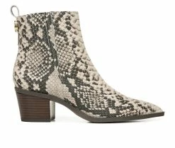 Outlet ✔️ Women's Franco Sarto Shay Booties Roccia Python ⭐