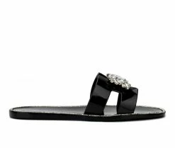 Brand new ❤️ Women's Olivia Miller Kai Platform Wedge 🩴 Sandals Black 😍