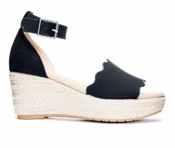 Wholesale ⭐ Women's CL By Laundry Daylight Platform Wedges Black 🤩